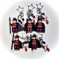 Handmade Y2K Robin Keychains, Unique Handcrafted Accessories, Perfect Gift Idea, Trendy Fashion Item, Durable & Stylish Design