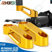Motorcycle Rearview Mirror Extension Mount Bracket Holder Accessories For BMW HP R1250GS R 1250GS HP ADVENTURE R1250 GS ADV
