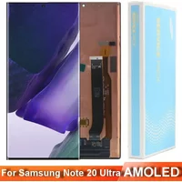 6.9" Note20 Ultra AMOLED Display For Samsung Galaxy Note 20 Ultra N985 N985F SM-N986F N986B LCD Touch Screen Digitizer