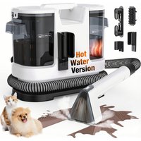 Lubluelu V8 Instant Heated Function Carpet Cleaner Machine 15Kpa Powerful Suction Hot Water Upgrade Portable Carpet Cleaning Machines for Pet Stains with Cleaning Tools & Self-Cleaning for