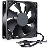 9225 90mm Axial USB Interface DC 5V 92x92x25mm Brushless Cooling Computer Fan 9cm USB Cable Set-top box Router Chassis Fan