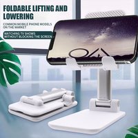 Mobile Phone Holder Adjustable Phone Tablet Stand, Foldable Telescopic Desktop Bedside Holder for iPhone Android