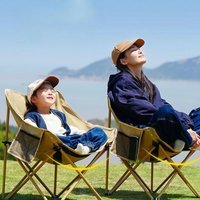 Breathable Camping Chair Cover Thickened Oxford Cloth Moon Chair Replacement Fabric Anti-slip Chair Surface