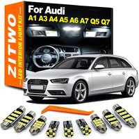 Kompletny zestaw samochodowych żarówek LED do Audi A1 8X A3 8L 8P 8V A4 B5 B6 B7 B8 A5 A6 C5 C6 C7 A7 Q5 8R Q7 4L Akcesoria