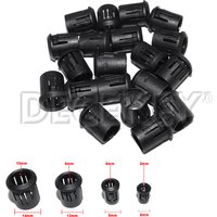 3mm 5mm 8mm 10mm Black Plastic Lamp LED Diode Holder Black Clip Bezel Socket Mount Useful LED Diode Holder Black Clip