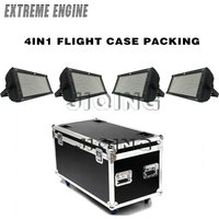 4 light 1case 260W IP20 RGB 960 X 0.3W 5054 SMD DMX512 Led Strobe Light High Luminance For Disco DJBar Music Dancing Stagelight