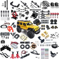 SCX24 1/24 Scale RC Crawler Upgrade Parts Kit Drive Shafts Shock Absorbers Fenders Servo Links Wheel Hubs For RC Off Road Truck