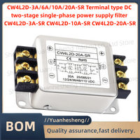 Brand new and original CW4L2D-3A/6A/10A/20A-SR Terminal type DC two-stage single-phase power supply filter CW4L2D-3A-SR