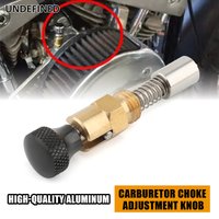 Motorcycle Carburetors Enricher Choke Adjustment Knob Accessories Black Chrome For Harley with S& S Super E G B Carburetors