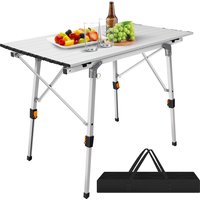 3ft Heavy Duty Folding Table - Portable Dining Tables with Height Adjustable,Ideal for camping, picnics, barbecues and similar a