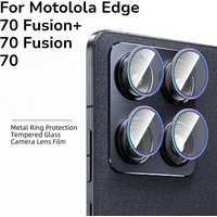 Metal Camera Lens Protector Film Cover For Motorola Edge Signature X70 Air Pro Fusion/+ 60 Alloy Ring Lens Scratch Resistant Cap