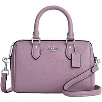 COACH Rowan Refined Pebbled Leather Handbag Mini Women's Purple CW328-SVNII