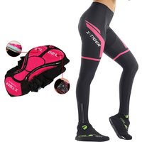 AliExpress X-TIGER Women Cycling Pants MTB Bike Cycling Trousers Anti-sweat Anti-shock 5D Anti-Slip Padded Gel Racing Bicycle Sport Pants