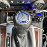 Car Gearbox Control Lever Sticker Shift Handle Decals Accessories For Mercedes Benz AMG W204 W205 W203 W211 W212 W213 W201 W210