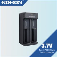 NOHON 21700 Battery Charger 3.7V-4.2V Lithium Battery USB C Multi-Functional Charger Intelligent Fast Charging Battery Charger