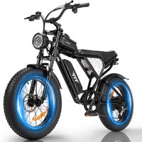 AliExpress NONE YVY C20 LITE 1500W Fat Tire Electric Bike 48V 15.6Ah 48km/h High Speed 20x4.0 Retro Cruiser Adult Ebike Tax Free UK 3-7 Days