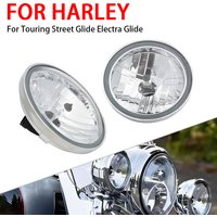 Motorcycle Accessories Halogen Front Spotlight Driving Fog Light Bulb For Harley Touring Road King Electra Street Glide Chopper