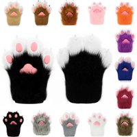 New Plush Animal Claws Nails Gloves Anime Cos Costumes Accessories For Halloween Girls Prom Cosplay Props Accessories