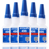 Loolifl's New Upgraded 1-25Pcs Super Glue 496 Strong Cyanoacrylate Instant Adhesive, Quick-Drying in 5 Seconds, Waterproof and Stable, Universal Bonding Tool