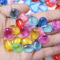 100g Transparent Water Droplet & Almond Beads for Slime Squishy Toys Digging Kits DIY Fillers for Fish Tank, Vase, Indoor Decor