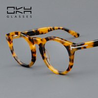 OKH Plate Glasses Frames Men Glasses of Women Optical Lenses with Recipe Anti Blue Light Prescription Reading Myopia Glasses B05