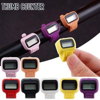 1-20PCS Mini Electronic Finger Counters, Digital Display Hand Tally Counter 5-Digit Number Count Clicker Resettable Clicker Ring