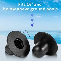 1PC Swimming Pool Drain Plug Pump Strainer Hole Plug Water Stopper For Swimming Pool Wall Plug Replacement Kit