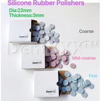 50 pcs/100 pcs silicone polishing wheels, silicone polishers, diamond grit polishing wheels, laboratory polishing materials