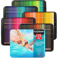Buntstift, professioneller Aquarellstift, 120-Farben-Zeichenset, wasserlösliche Buntstifte zum Malen von Schulbedarf