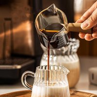 1pack Glass Measuring Cup with Handle Double/Sigle Spout Glass Measuring Cup with Dual Scale Clear Milk Coffe Measuring Cup