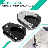 Motorcycle CNC Accessories Kickstand Side Stand Enlarger Extension Plate Pad For Loncin VOGE 300 RALLY 300 GY 300 300RALLY 300GY