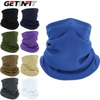 GETINFIT 1Pcs Cooling Ice Silk Neck Gaiter Face Mask UV Protection Quick Dry High Elastic Breathable Outdoor Cycling Face Cover