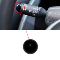 Dial Lamp Switch Cover Fit for Benz Smart Fortwo 451 2009-2014 Car Wiper Gear Cap Decorative Car Styling Black