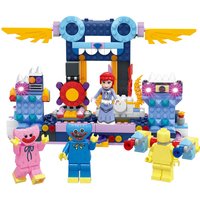 Poppy Playtime Minifiguren Anime-Plüschtier mit zusammengebauten Bausteinen – Tolles Geschenk für Jungen und Mädchen – Grenzüberschreitend