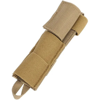 Tactical Radio Antenna Relocation Cable Pouch, MOLLE Modular Vest Strap Bag Holder for Walkie Talkie, Outdoor Hiking Camping Acc