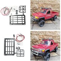 RC Roof Luggage Rack with 2LED Lights Accessory for MN82 1:12 RC Crawler Car