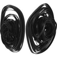 100Pcs Cassette Recorder Belts 40-135Mm Flat 2Mm 3Mm Rubber Drive Belts for Tape Player Turntable Vcr Cassette Repair