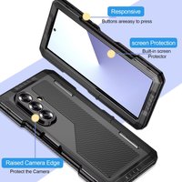 For Saumsung Z Fold 7 6 5 4 Military Shockproof Heavy Duty 360 Full Body Cover PET Screen Protect for Galaxy Z Fold 4 5 6 7 Case