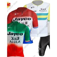 AliExpress NONE Jayco Alula Team 2025 Cycling Jersey Set Bicycle Australia Italy Clothing Summer Road Bike Shirts Suit Bicycle Bib Shorts MTB