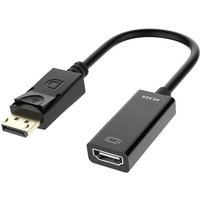 4K DisplayPort to HDMI-compatible Adapter Male DP to Female HDMI-Compatible Cable Converter Video Audio For HDTV PC Projector