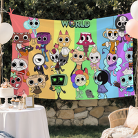 Game D-Dandys W-world Gourdy bassie flag Custom Camping Garden Decor Party Backdrops Wall Art Family Gifts