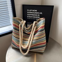 Ethnic Style Tote Bags for Women Shoulder Bags Grass Woven Summer Beach Bag Versatile Large Capacity Shopping Bags Designer Bag