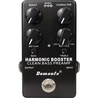 Bass Booster Clean Boost Przedwzmacniacz Bass Effect Pedal Clean Przedwzmacniacz Wysokiej jakości Demonfx