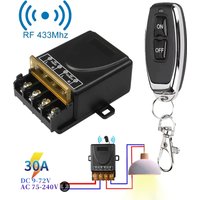RF 433Mhz Wireless Remote Control Switch 12V 24V 110V 220V Relay Motor Water Pump Door Access System Light Lamp Wireless Switch