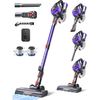 Laresar V10 Lite 38000 Pa Akku-Staubsauger, Handstaubsauger, starker Saugknopf, Smart-Home-Gerät für Teppiche, Haare, 45 Minuten