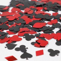 15g/bag Casino Las Vegas Poker Theme Sequin Confetti Table Scatter for Adults Boy Birthday Wedding Game Night Party Decoration