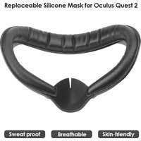 VR Facial Interface Cover for Oculus Quest 2 Face Eye Protective Foam Pad Mask Skin-Friendly Replacement Accessory