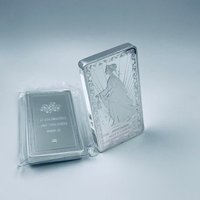 Non Magnetic 10 OZ USA Silver Plated Coin Vacuum Sealed Pack Decoration Bar Badge image 4