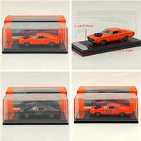 Mini Forge 1:64 For 1969 Charger General Lee with 1600 HP Twin-Turbo LS Diecast Model Car Limited Collection Miniature Gifts