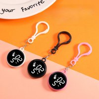 Primary and secondary school students keychain pendant, fashion trend schoolbag pendant, luminous electronic watch